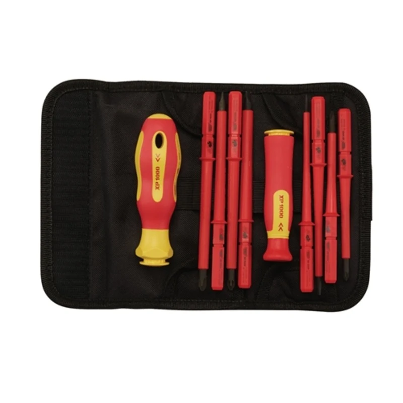 XP1000 VDE Interchangeable Blade Screwdriver Set (10 Piece)